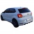 Volkswagen Polo 6R (2015-2017) Makyajlı Arka Tampon Eki - Difüzör (Plastik)